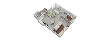 Studio 3D floor plan