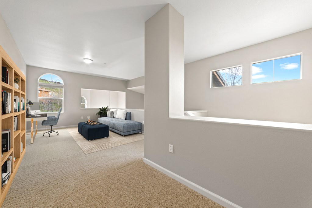 Long view living room