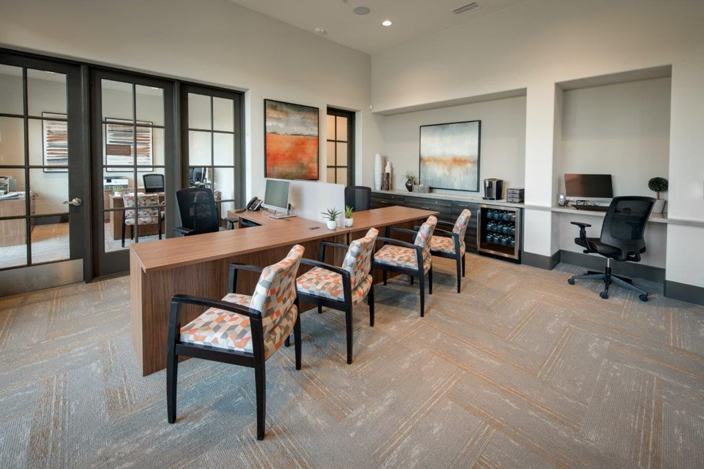 Leasing office desks