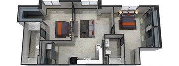 2 bed 2 bath at LOFT 205 Apartments, Reno