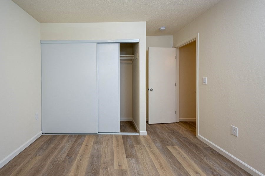 Bedroom with closet