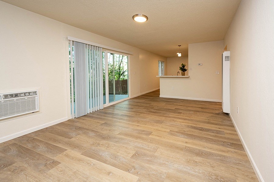 Living room with patio 