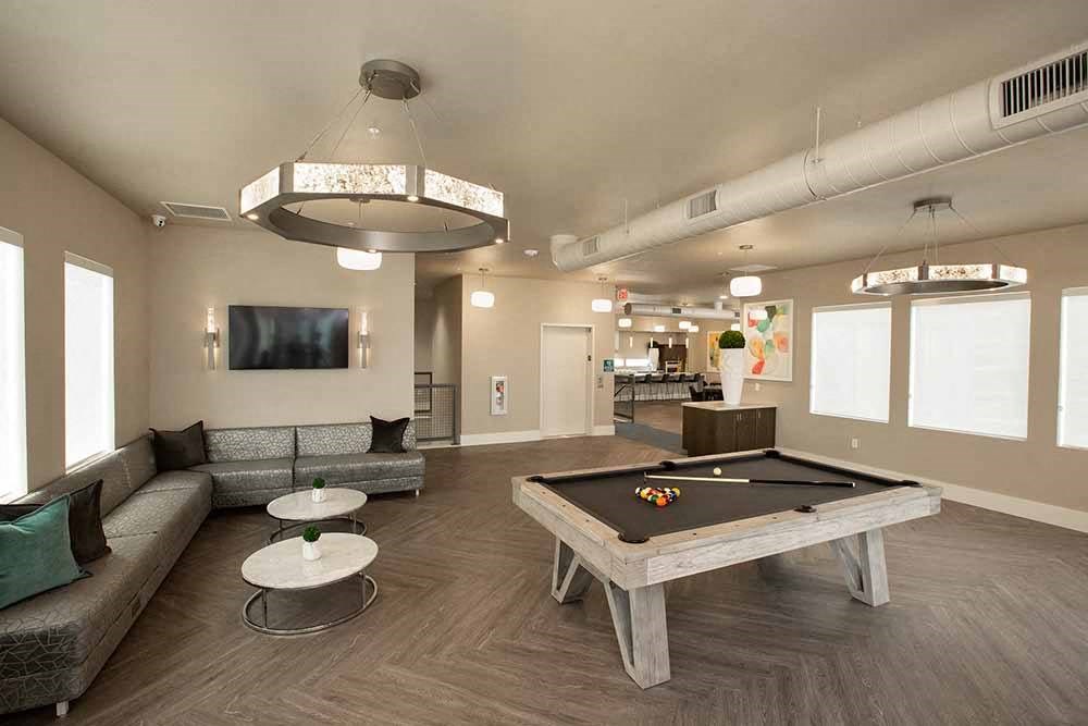 game room with pool table at ALLURE AT 2920, California, 95356