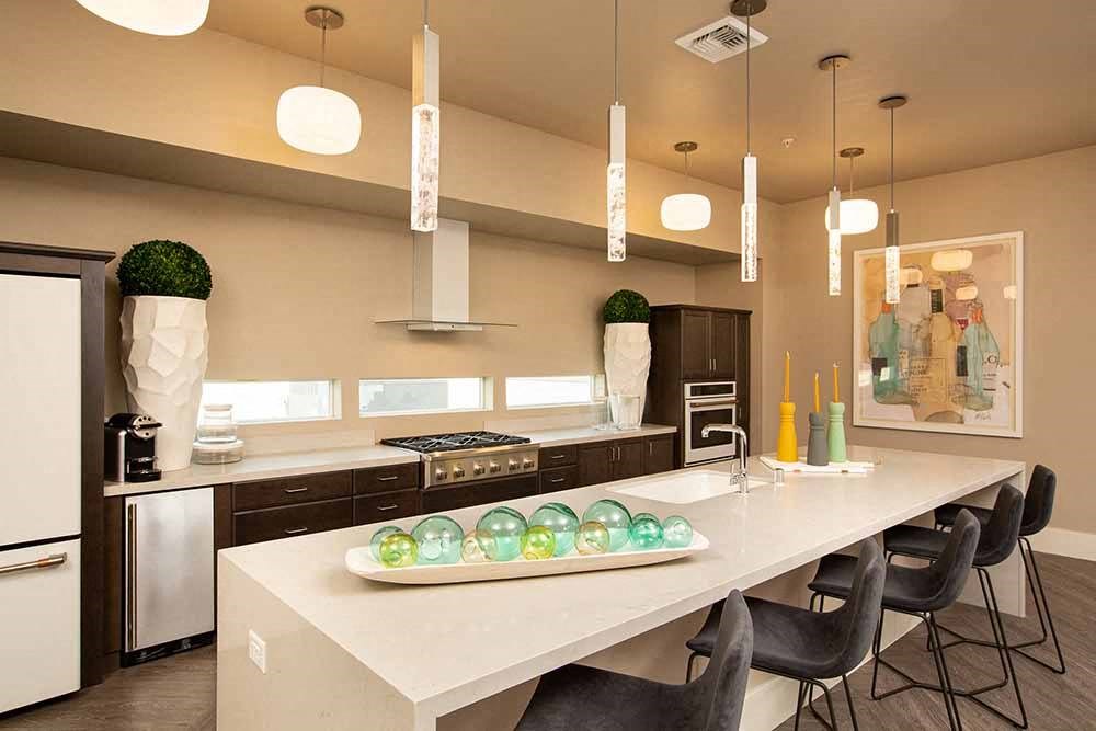 kitchen with island at ALLURE AT 2920, Modesto