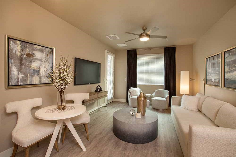 living room with window at ALLURE AT 2920, Modesto, CA, 95356