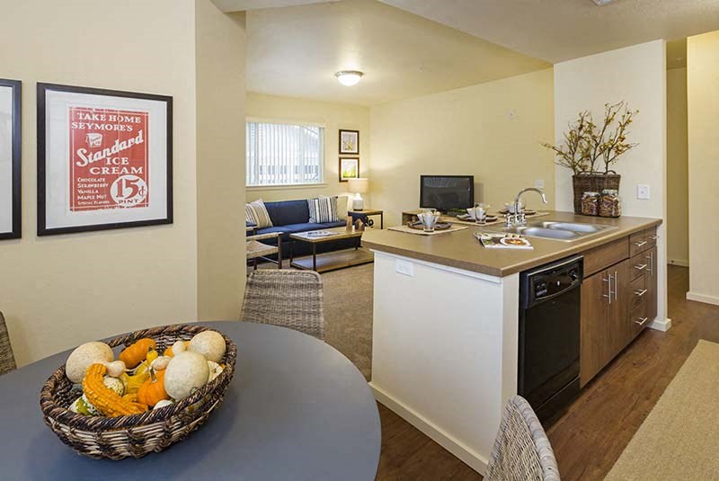 Model Kitchen and Dining Copper Gate