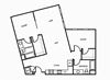 Two bedroom floor plan 1200 square feet