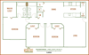 Mission Pointe apartments 3 bedroom 2D floor plan