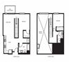 two bedroom floor plan l Orion Apartments in Oakland
