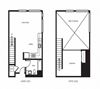 two bedroom floor plan l Orion Apartments in Oakland