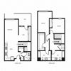 three bedroom floor plan l Orion Apartments in Oakland