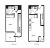 one bedroom floor plan l Orion Apartments in Oakland