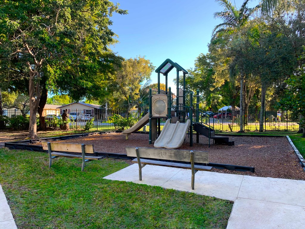 Play area for kids at Oaks at Pompano, Florida