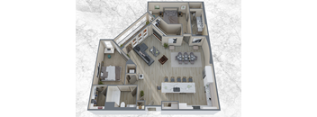 Two bedroom penthouse