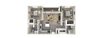 2 bed 2 bath B at THE RISE APARTMENT HOMES, Las Vegas, 89139