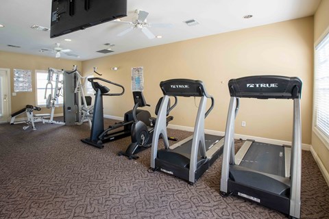 Gym with Treadmills at THE PALMS AT VERO BEACH, Florida 