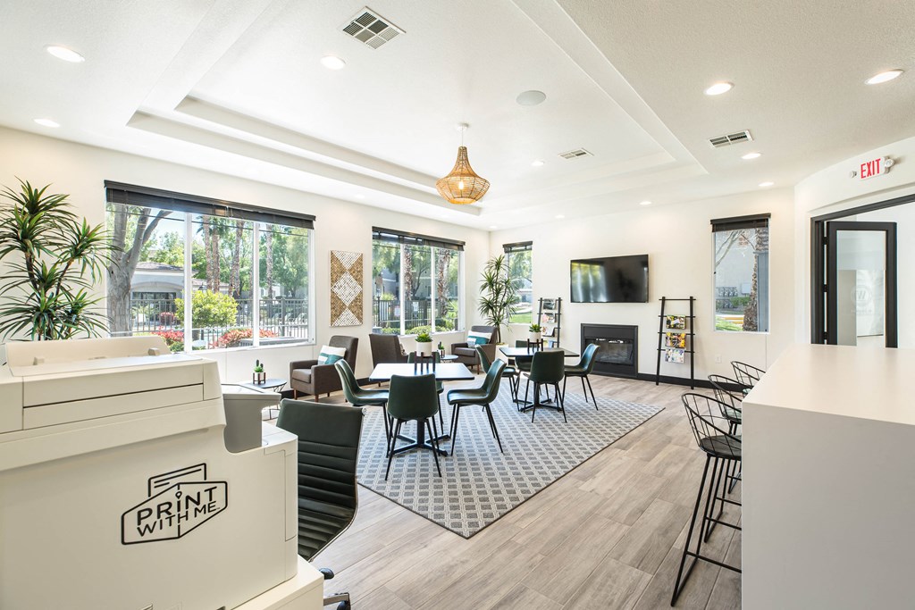 Clubhouse room at THE PARKSIDE VILLAS APARTMENT HOMES, Las Vegas, 89123