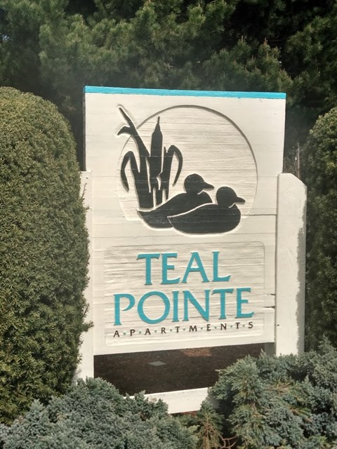 Property Signage at Teal Pointe, Vancouver, WA