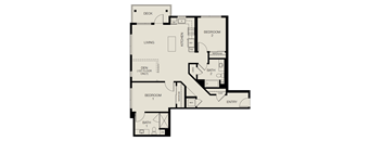 Realm 2D 2 bedroom layout