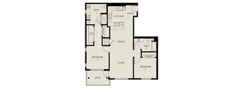 Realm 2D 2 bedroom layout