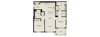 Realm 2D 2 bedroom layout