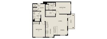 Realm 2D 2 bedroom layout