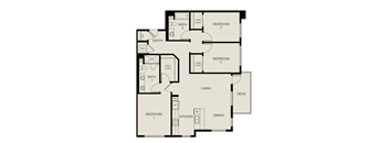 Realm 2D 3 bedroom layout