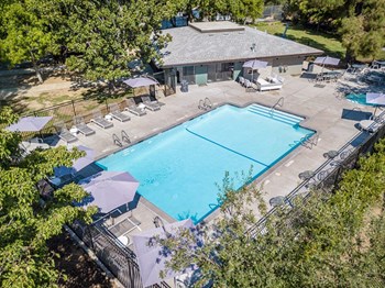 Aerial View of Pool at Camden Parc | Vacaville, CA 95687
