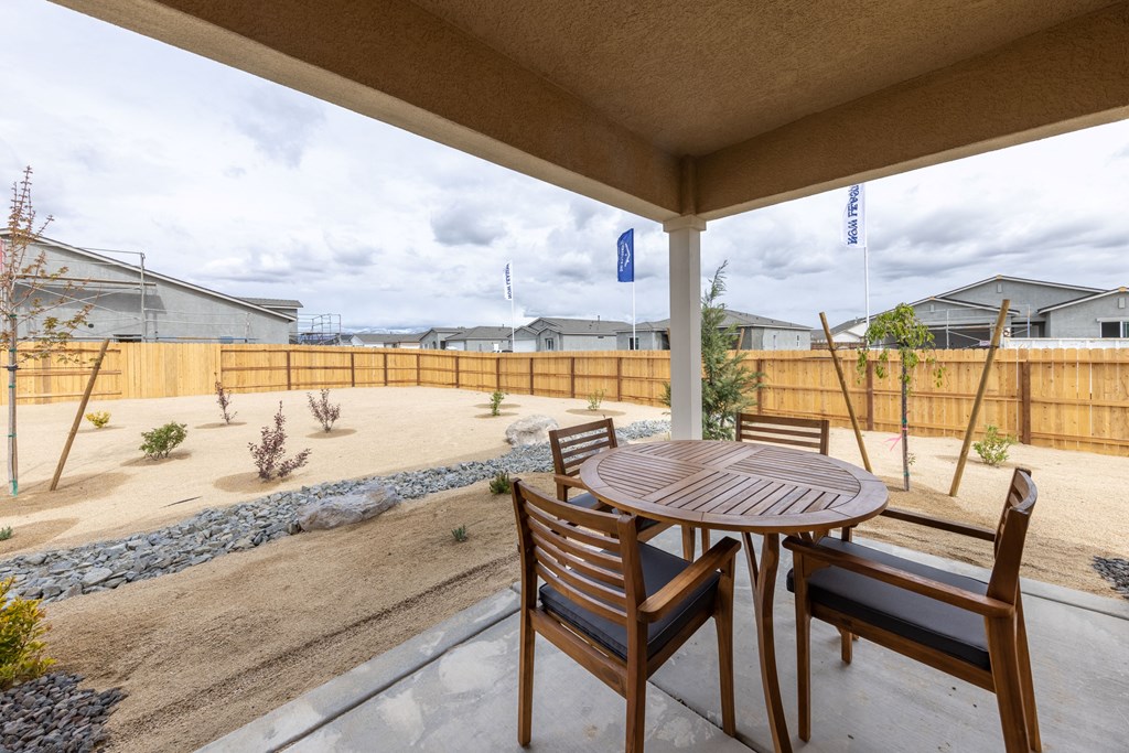 Fernley Homes For Rent - The Pines at Ponderosa - Spacious Backyard That Are Complete With Covered Patios And Maintained Landscaping.