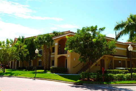 community exterior with palm trees at Renaissance, Florida, 33409