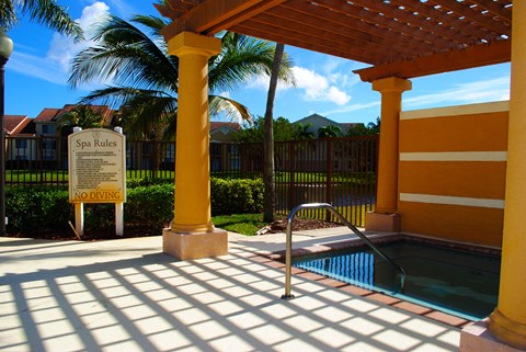 Renaissance spa area for residents at Renaissance, West Palm Beach