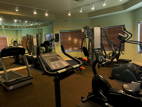 Renaissance fitness center with cardio and weight equipment at Renaissance, Florida, 33409
