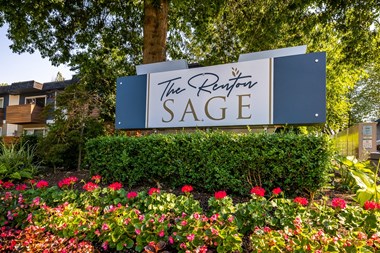 Renton Sage exterior signage