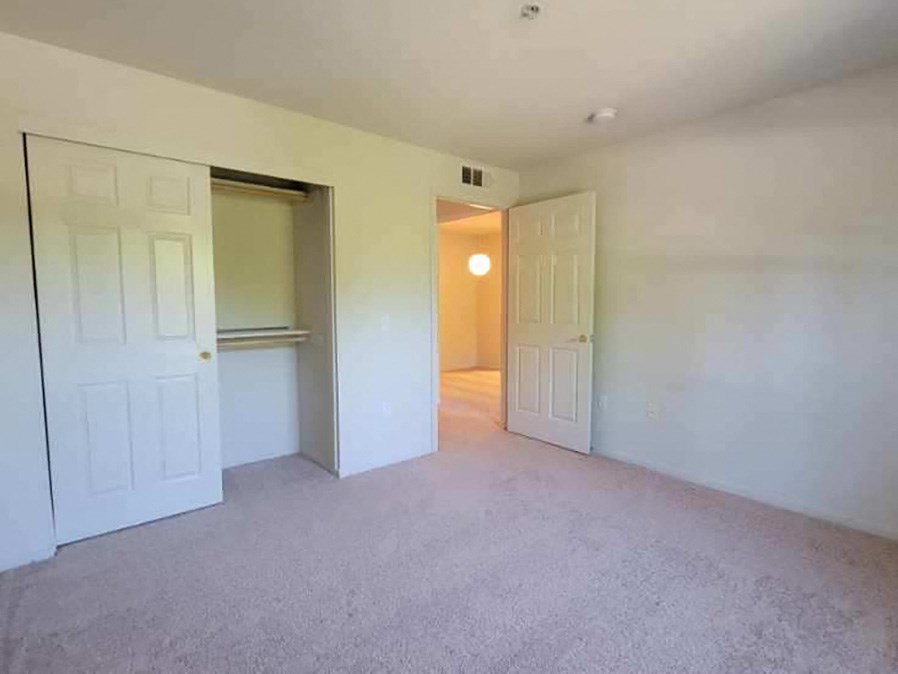 Large bedroom with closet space