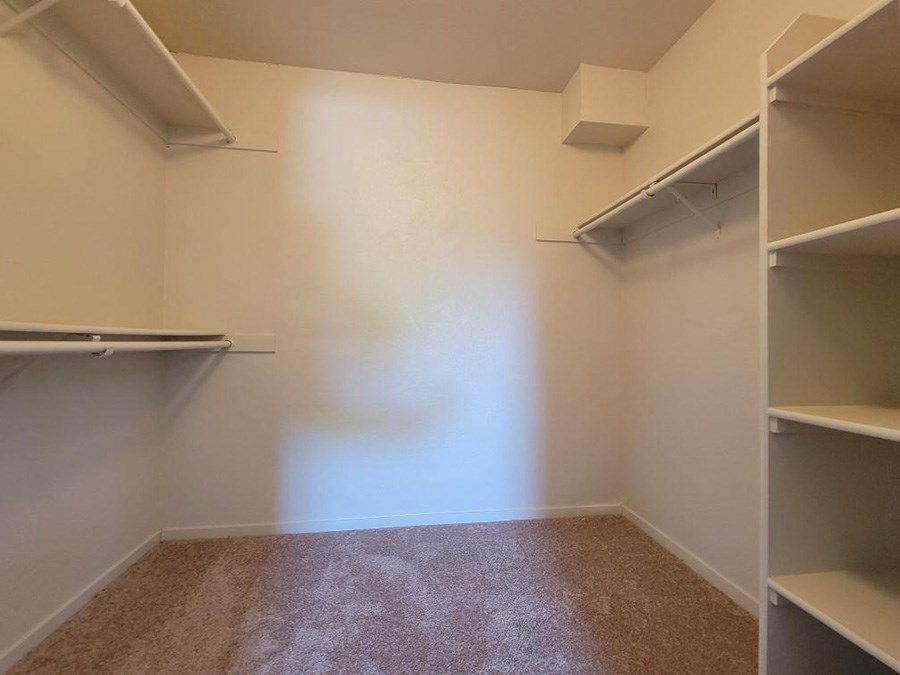 Large walk-in closet