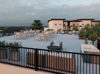 rendering of rooftop viranda