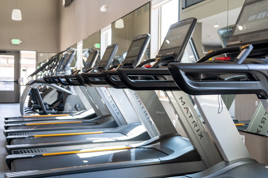 Double R fitness center with treadmills