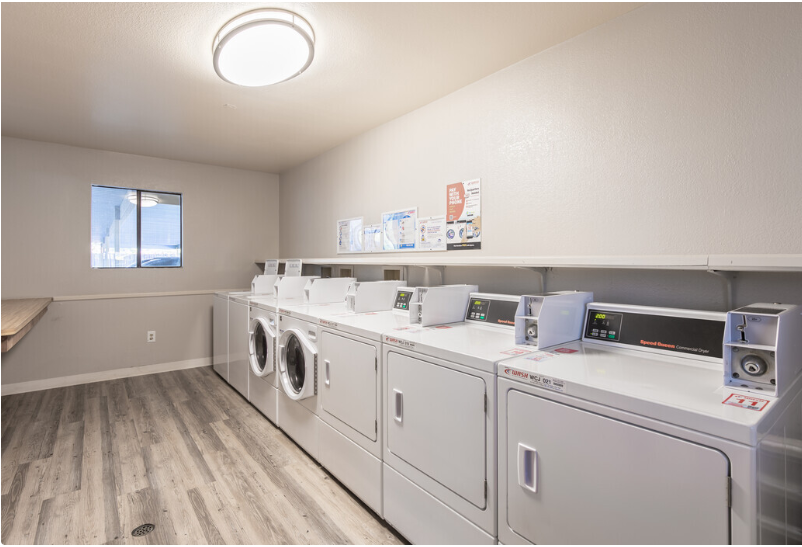 Laundry facility with washers and dryers