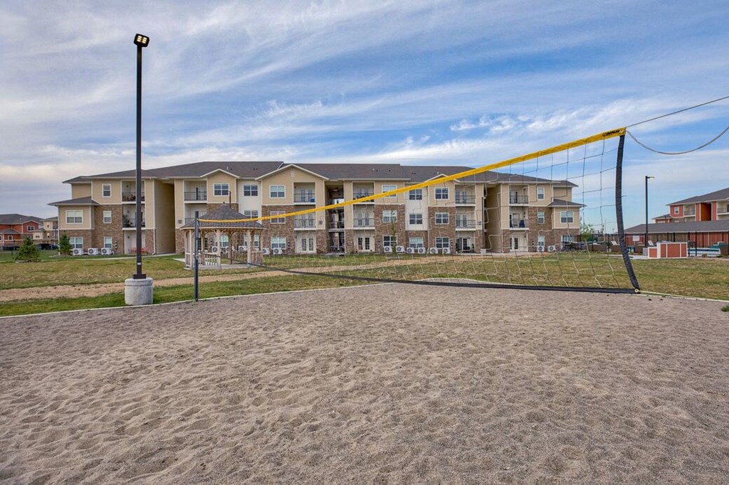 Volley Ball court with sand 