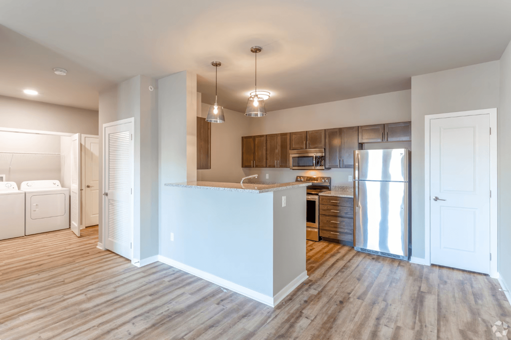 kitchen for the 1x1 floor plan