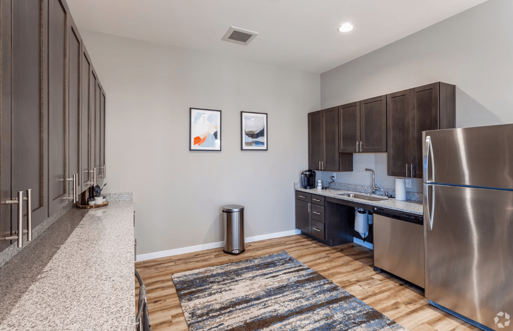 image of the kitchen in the clubhouse