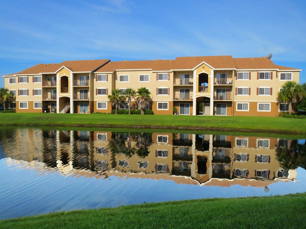 Lake view at San Marco Apartments, Ormond Beach
