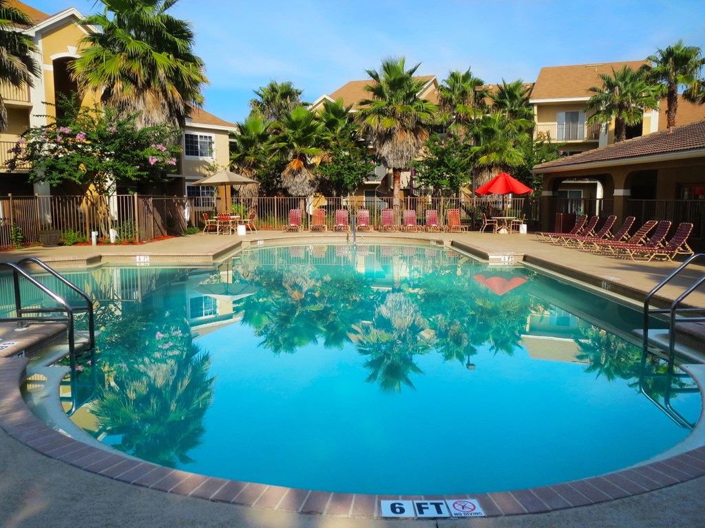 Swimming at San Marco Apartments, Ormond Beach, FL