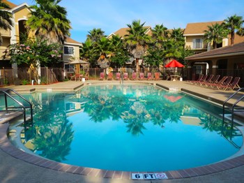 San Marco resort style swimming pool with lounge chairs and umbrellas - Photo Gallery 5
