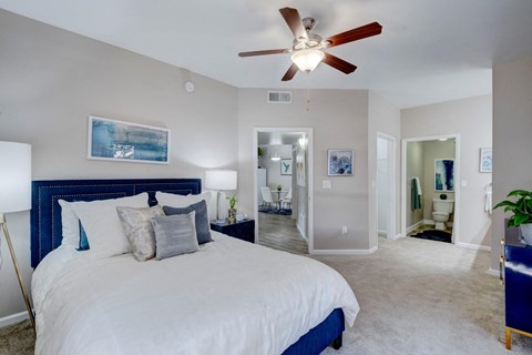 spacious apartment bedroom