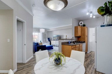 open dining area