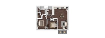 The Retreat Sequoia Two bedroom floor plan