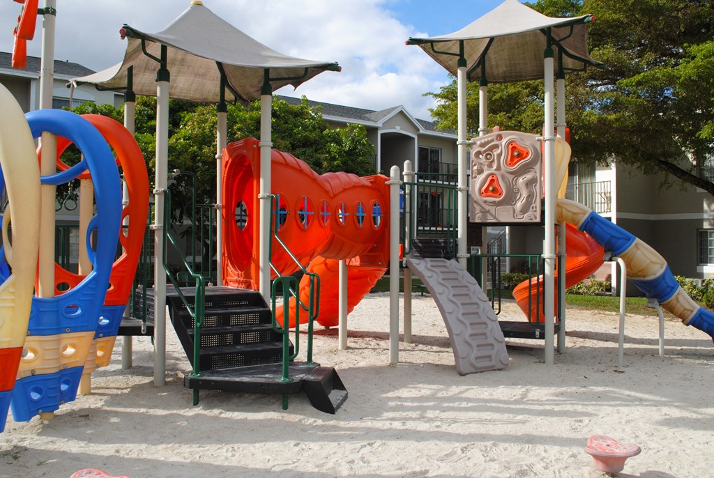 Siesta Pointe outdoor playground at Siesta Pointe, Hialeah