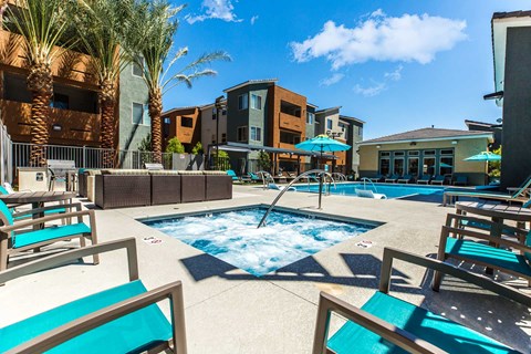 Pool at THE SOLANA APARTMENT HOMES, Las Vegas, NV