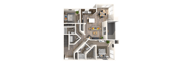 2 bed 2 bath E at THE SOLANA APARTMENT HOMES, Las Vegas